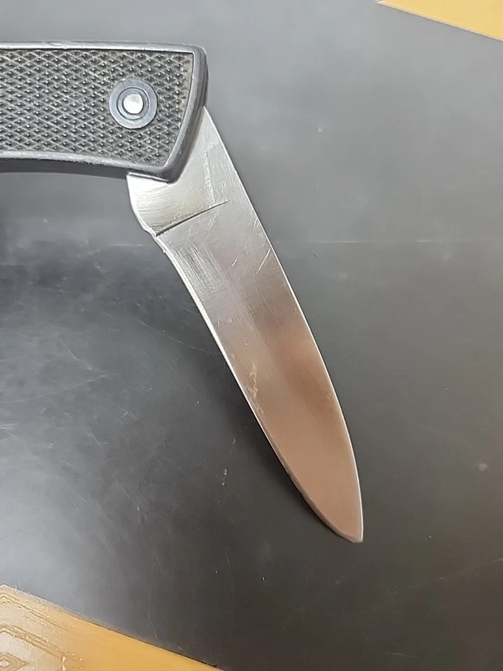 Schrade USA SP7 Locking Knife Black - Image 4 of 4