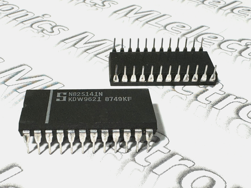 1x N82S141N Signetics 4K-bit (512x8) Bipolar PROM 90ns IC PDIP24 - Picture 3 of 3