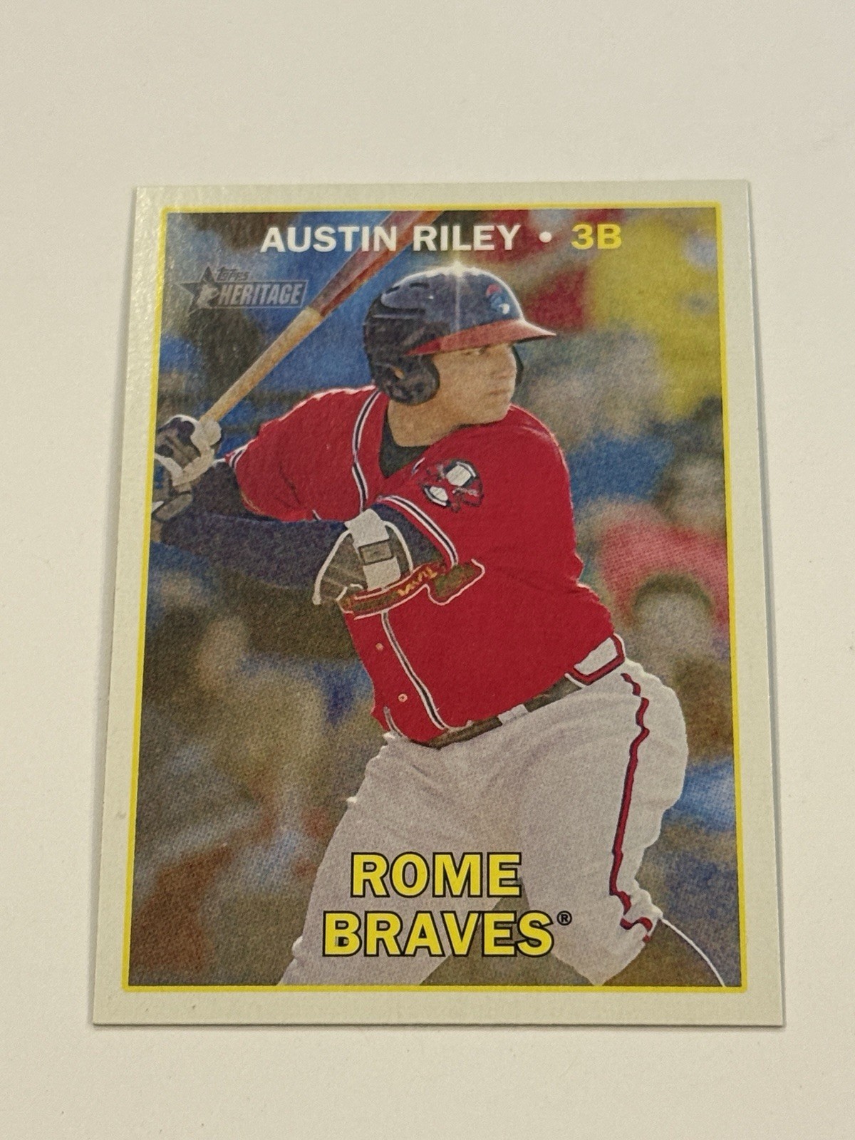 2016 Topps Heritage Minor League Edition - Austin Riley #69 (RC)