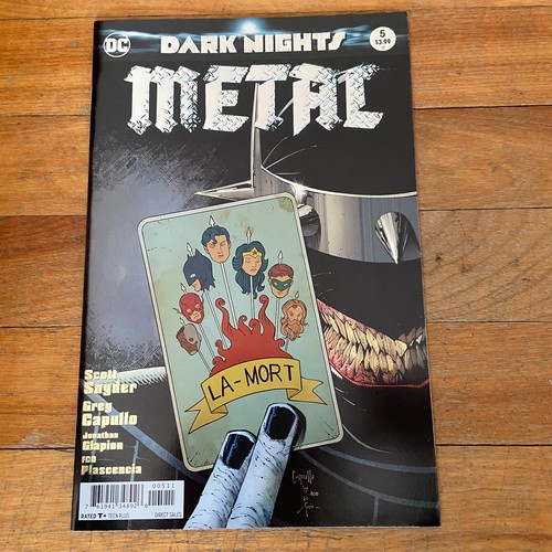 DC Comics Dark Nights: Metal Complete Set of #1-6 2016 Foil Covers Batman - Picture 7 of 8