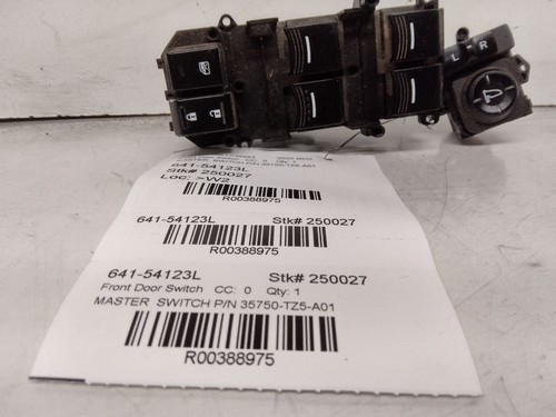 Driver Front Door Switch Driver's Master Lock And Window Fits 14-20 MDX 388975 - Picture 3 of 12