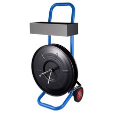 Strapping Dispenser Banding Cart w/ Storage Box for Strapping Roll 8" Core