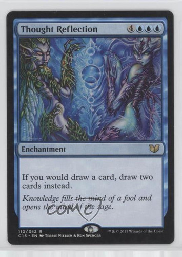 2015 Magic: The Gathering Commander Format Edition Thought Reflection #110 4k2 - Picture 1 of 3