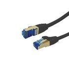 ProfiPatch Patchkabel Cat.7 Rohkabel RJ45 PiMF Netzwerk DSL LAN TV schwarz 7,5m 