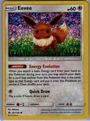 Eevee 101/149 Sun & Moon Promo Holo
