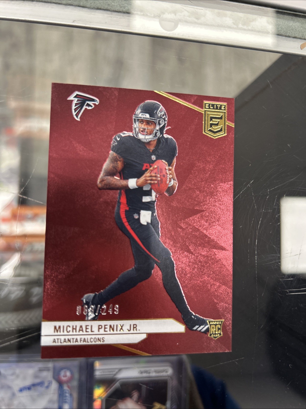 088/249 - Michael Penix, Jr. - 2024 Panini Elite Maroon #125 ROOKIE PARALLEL