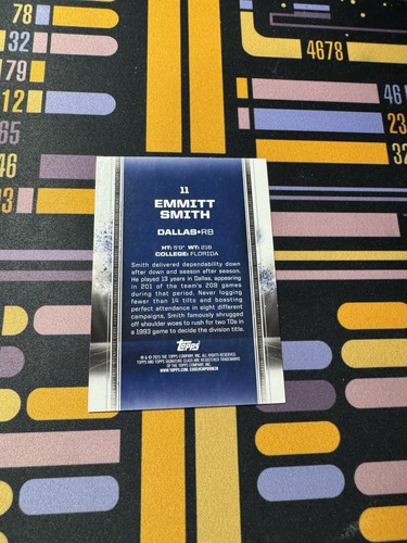 2025 Topps Signature #11 Emmitt Smith - Imagen 2 de 14