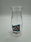 Vintage Hershey Mini Milk Bottle Glass Creamer Bud Vase Cow ACL 5.25"