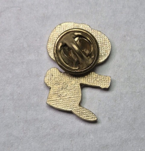 Vintage Schultz Peanuts Snoopy 80's Enamel Pin Red Baron Aviation Pilot NOS - Picture 3 of 3