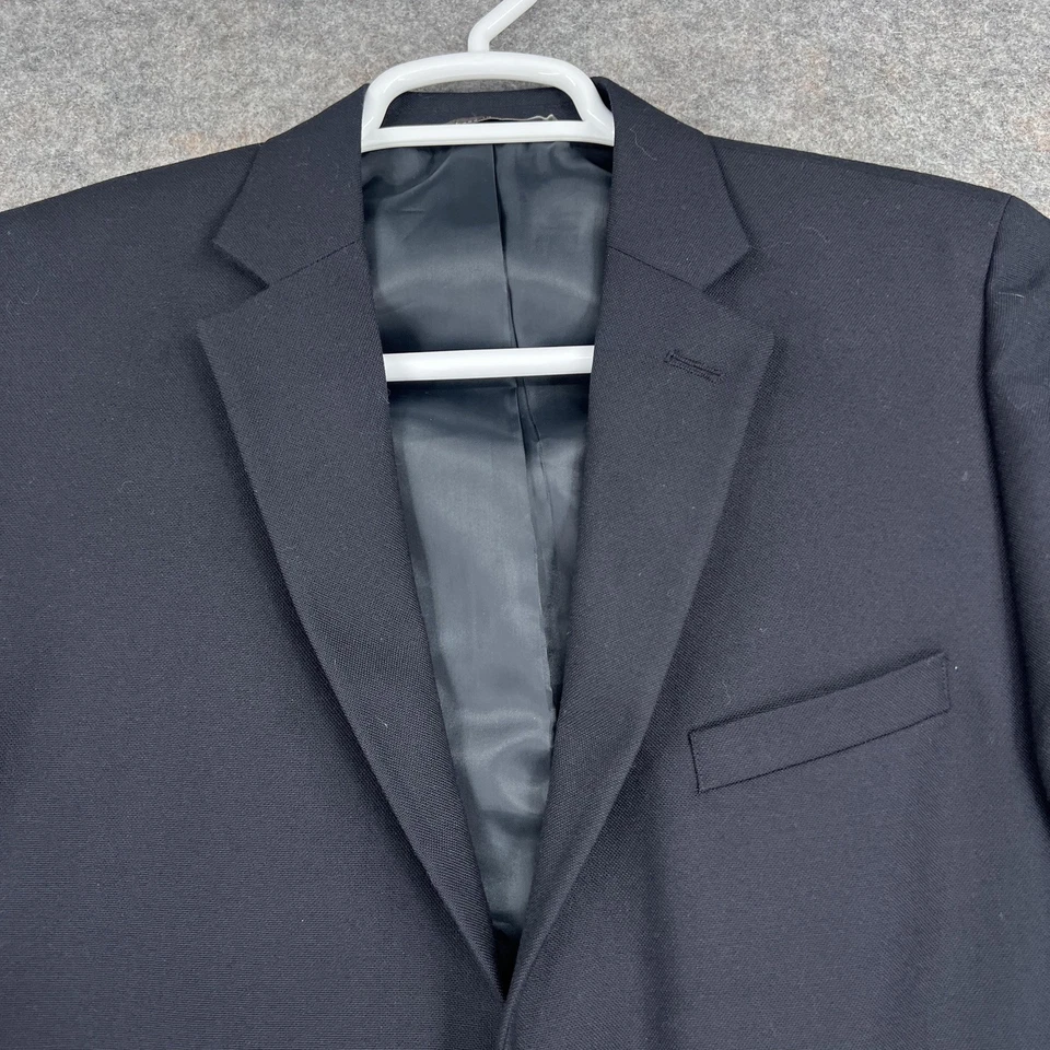 Blazer Nordstrom Juvenil 18 Azul Marino Mezcla Lana 2 Botones Muesca Solapa Forrada Foto 2 de 4