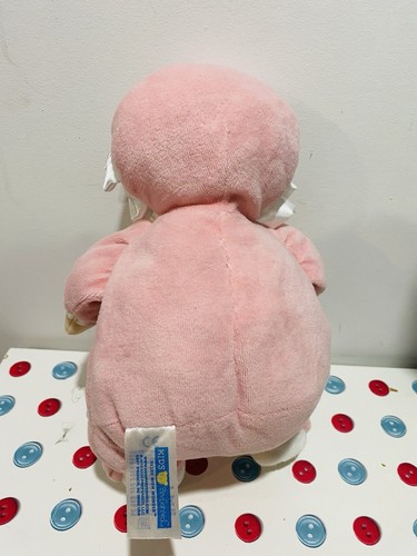 Kids Preferred Pink Velour Baby Doll Plush Bonnet Flower Butterfly 2010 Stuffed - Photo 10 sur 10