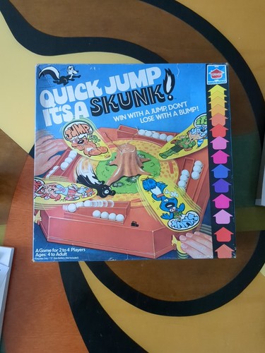 Vintage 1980 Quick Jump It's A Skunk Hasbro Board Game In Outstanding Condition! - Picture 5 of 7