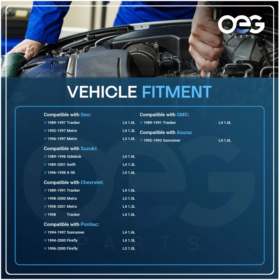 New Alternator For Geo Tracker 1.6L 96-97 Suzuki Sidekick 94-98 Sunrunner 94-97 - Image 4 of 4