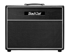 Bad Cat Cub 1x12 Extension Cabinet - Black Grille, White Piping - B-Stock