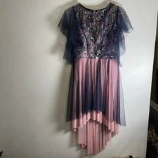 Revolution dancewear costume ballet dress Sz LA, Large adult pink blue Tulle