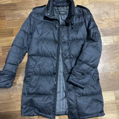 Piumino Burberry Black Label Nova Check Liner nero da uomo taglia US M originale