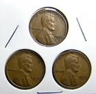 1939-P 1939-D 1939-S Lincoln Wheat Copper Penny Cent - 3 Coin Set [USP-234] — photo 1