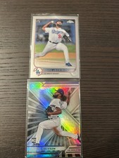 Andre Jackson Dodgers 2 Card Rookie Lot