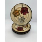 Pfaltzgraff Everyday Painted Poppies Set of 4 Salad Plates 8.75"
