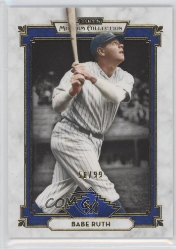 2014 Topps Museum Collection Blue /99 Babe Ruth #60 HOF