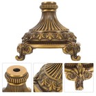 Rustic Zinc Alloy Base Pedestal Stand For Fruit Tray Snack Bowls Vase Display