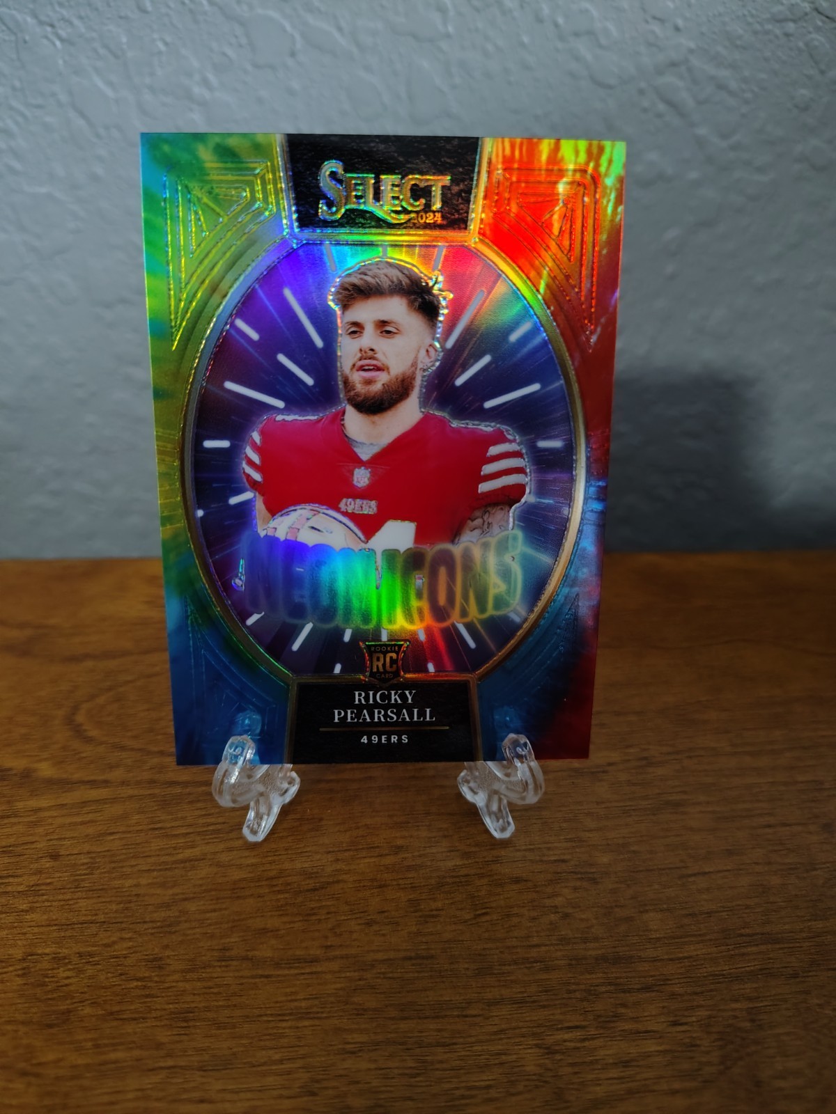 Ricky Pearsall 2024 Select Neon Icons Tie-Dye  RC 14/25 Rookie Year Jersey #