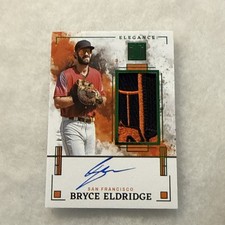 Bryce Eldridge 2025 Impeccable Elegance Logo Patch Fotl Auto Autograph #4/4