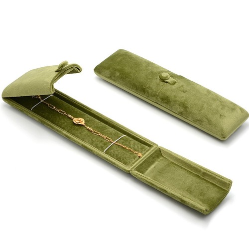 Samt Schmuckkästchen Luxus Vintage Halskette Armband Etui Ornamente Ring Box Geschenk - Bild 8 von 14