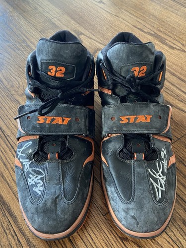 Amare Stoudemire Game Used and signed Nike Player Edition PE Shoes SZ 16 PSA DNA - Picture 3 of 6