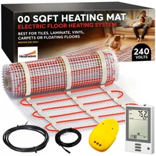 Electric Heated Floor System, 240V Underfloor Electric Heating System