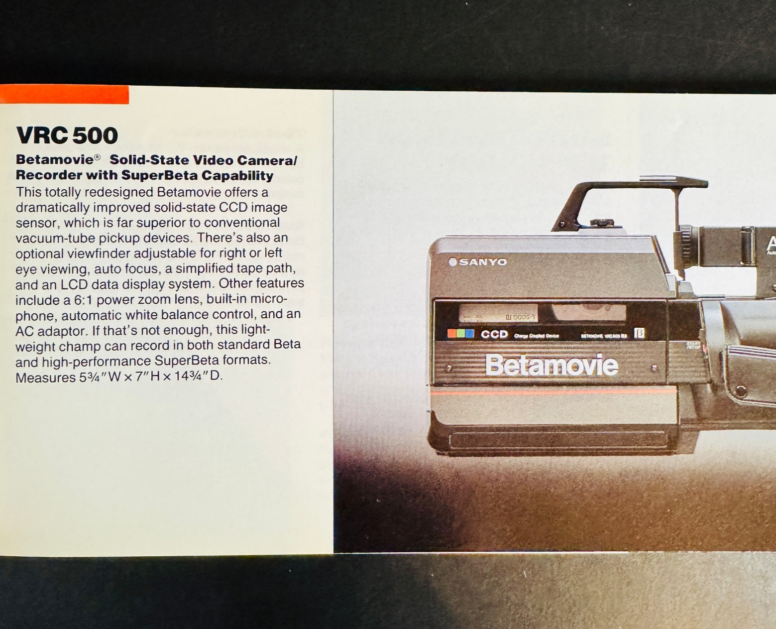 1985 SANYO CONSUMER ELECTRONICS CATALOG TV, Stereo, Betamax, Tape, CD, MORE NM