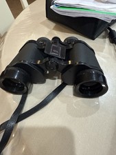 Vintage Bushnell Ensign 7x35 Insta-Focus Binoculars 7x35 500  /1000 Yd strap case