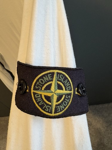 Stone Island White Long Sleeve T-Shirt Size Large - Picture 4 of 6