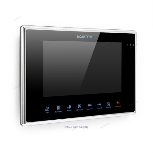 HOMSECUR HDK Indoor Monitor BM719HD-B For Video Doorphone Intercom System - Picture 3 of 6