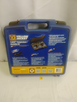 Yellow Jacket 67071 YJACK Temperature/Humidity Kit Clamps Psychrometers