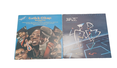 Curtis Mayfield In Chicago & Maze kann die Liebe nicht aufhalten 12" Schallplatten gebraucht B98 O252