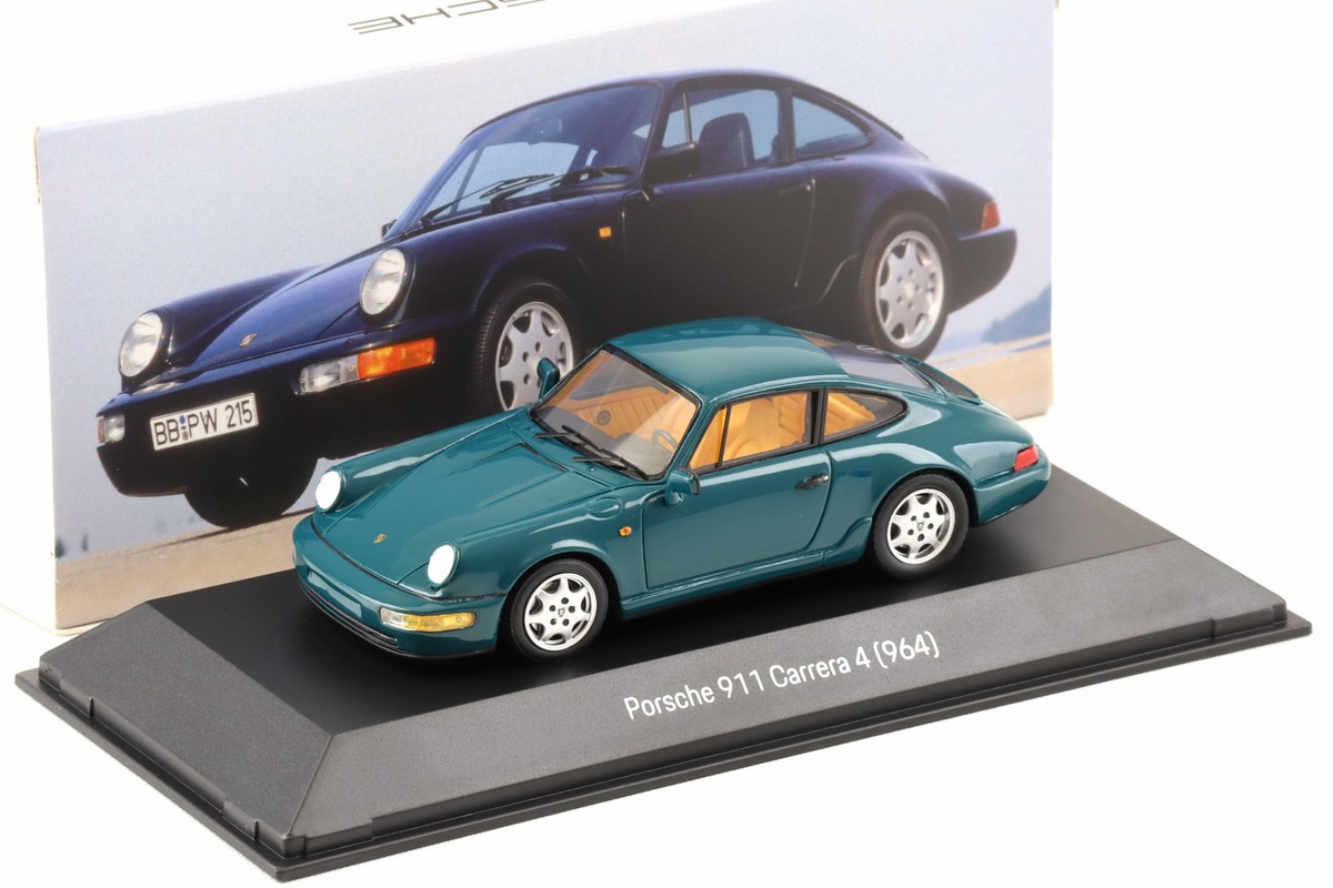 1:43 Spark Porsche 911 964 Carrera 4 Coupe Amazon green MAP