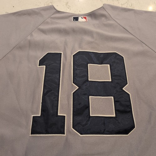 Camiseta deportiva Majestic Damon #18 All Star Game MLB de los New York Yankees 2008 talla 52 - Imagen 8 de 11