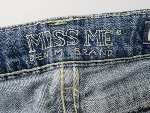 Miss Me Easyboot Jeans Size 31 JE1035E2R Denim Blue 35" Waist - Picture 7 of 15