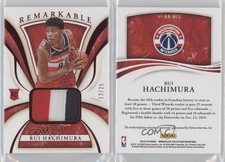 2019-20 Panini Immaculate Remarkable Rookie Jerseys Red /25 Rui Hachimura RC