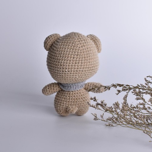 Crochet Bear Amigurumi: Handmade Stuffed Plush Toy - Picture 2 of 2