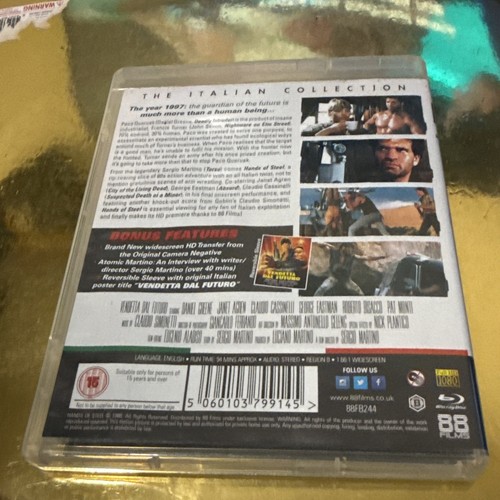Hands Of Steel - Movie Collection Blu Ray Region B (RARE!) OOP - Imagen 2 de 3