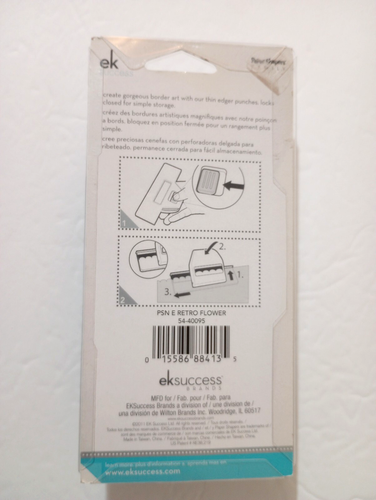 EK Success Retro Flower Edger Punch - 54-40095 - Picture 2 of 3
