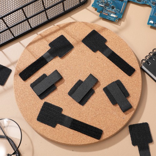 40 Pcs Kabelverwaltungsbindungen Kabelführungsbänder Unter Dem Desk Organizer - 第 6/11 張圖片