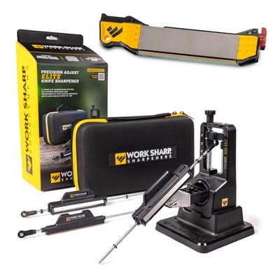 Work Sharp Precision Adjust Elite & Guided Field Knife Sharpener Kit - Professio