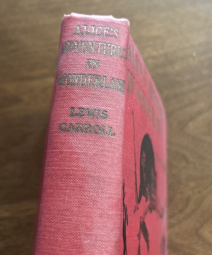 Alices Adventures in Wonderland Lewis Carroll 1923 HC Red printed boards! - Picture 2 of 17
