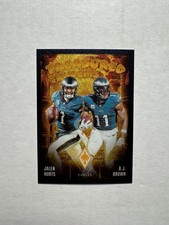 2024 Panini Phoenix AJ A.J. Brown Jalen Hurts Treasured Tandems Celestial 1/1