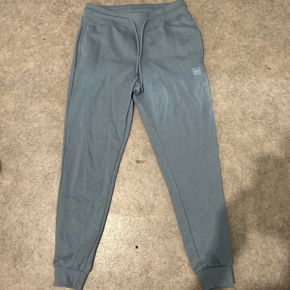 BOSS Teebo_N Pantalon de Jogging Homme Bleu Taille M Neuf avec Étiquette - Photo 1/2