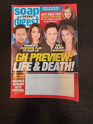 Soap Opera Digest 5-pack Nov. 7, 2016 To Dec. 12, 2016 - Picture 5 of 6