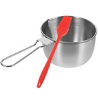 1 Set Kochsoßentopf, Haushalts-Handtopf, Herd, Soßentopf, Küchenutensilien